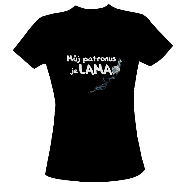 Tričko s potiskem Můj patronus je LAMA